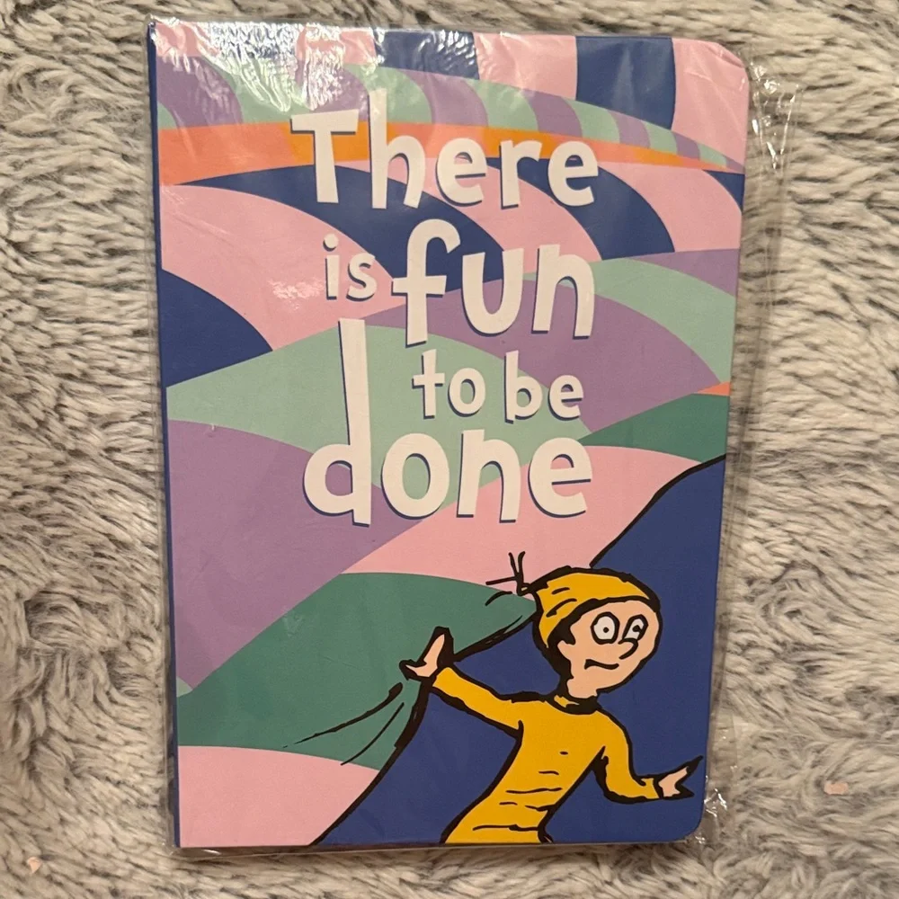 Colorful Dr. Seuss Notebook There is Fun to Be Done